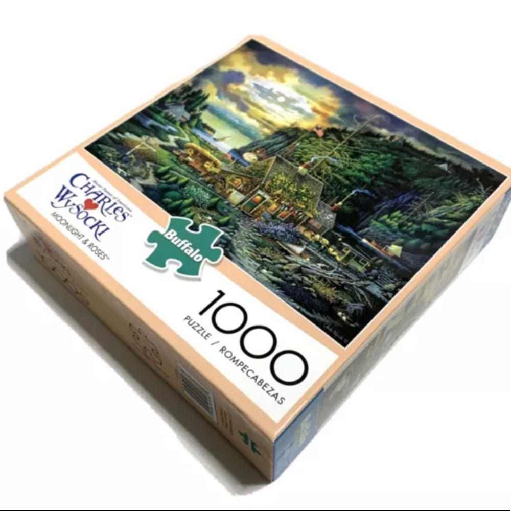 Charles Wysocki Moonlight and Roses 1000 Pc Puzzle